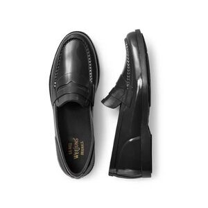 GH Bass Weejuns Rubber Nonslip Rain Loafers